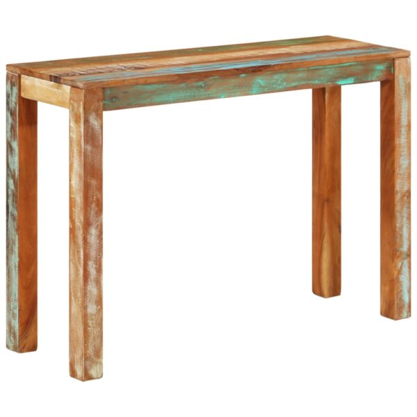 vidaXL Console Table 43.3"x13.8"x29.9" Solid Reclaimed Wood - Image 8