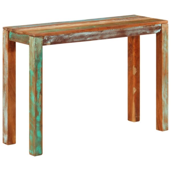 vidaXL Console Table 43.3"x13.8"x29.9" Solid Reclaimed Wood - Image 9