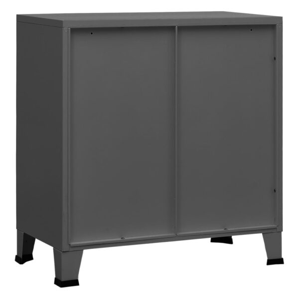 vidaXL Industrial Storage Chest Anthracite 29.5"x15.7"x31.5" Steel - Image 6