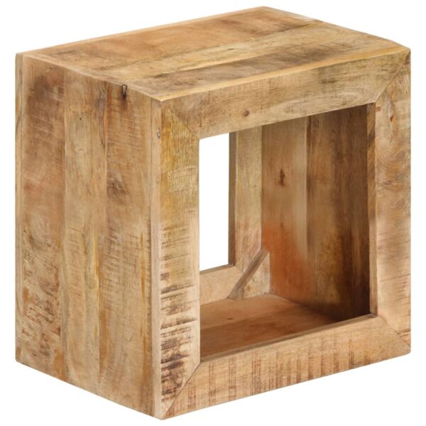 vidaXL Stool 15.7"x11.8"x15.7" Solid Wood Mango