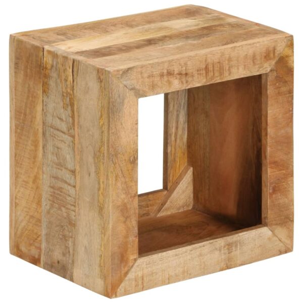 vidaXL Stool 15.7"x11.8"x15.7" Solid Wood Mango - Image 11