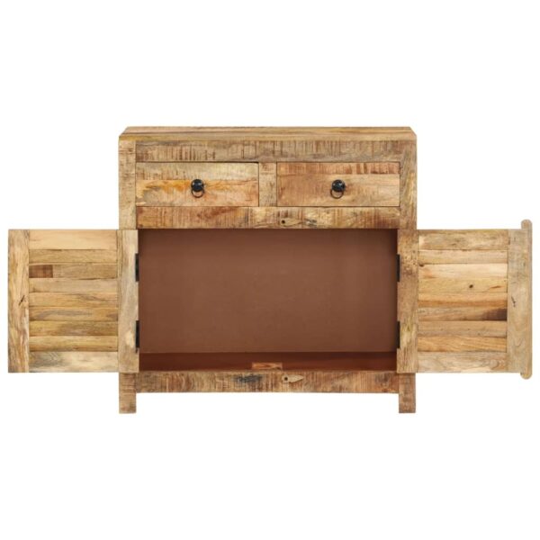 vidaXL Sideboard 27.6"x11.8"x26.8" Solid Wood Mango - Image 5