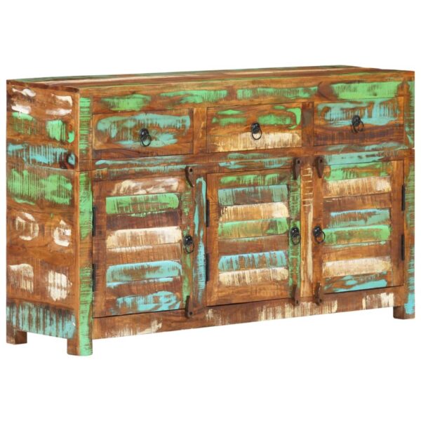 vidaXL Sideboard 43.3"x11.8"x25.6" Solid Wood Reclaimed