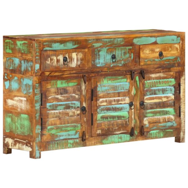 vidaXL Sideboard 43.3"x11.8"x25.6" Solid Wood Reclaimed - Image 11