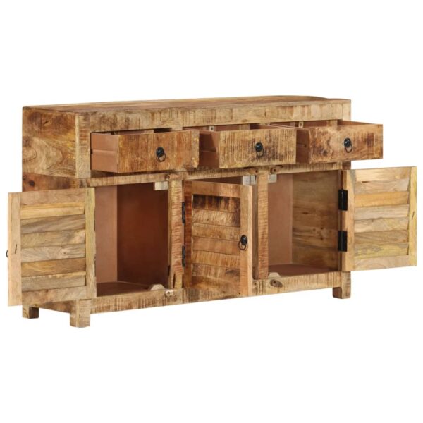 vidaXL Sideboard 43.3"x11.8"x25.6" Solid Wood Mango - Image 2