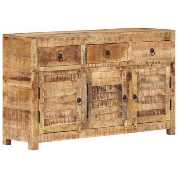 vidaXL Sideboard 43.3"x11.8"x25.6" Solid Wood Mango - Image 11