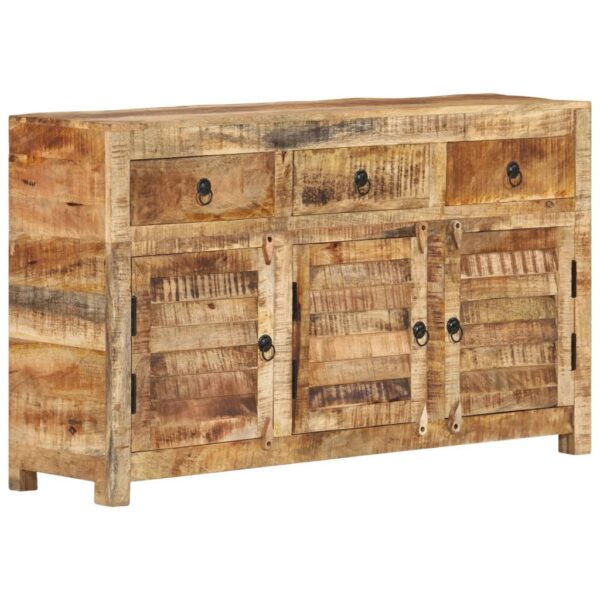 vidaXL Sideboard 43.3"x11.8"x25.6" Solid Wood Mango - Image 12