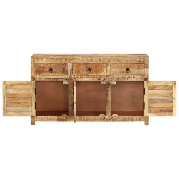 vidaXL Sideboard 43.3"x11.8"x25.6" Solid Wood Mango - Image 4