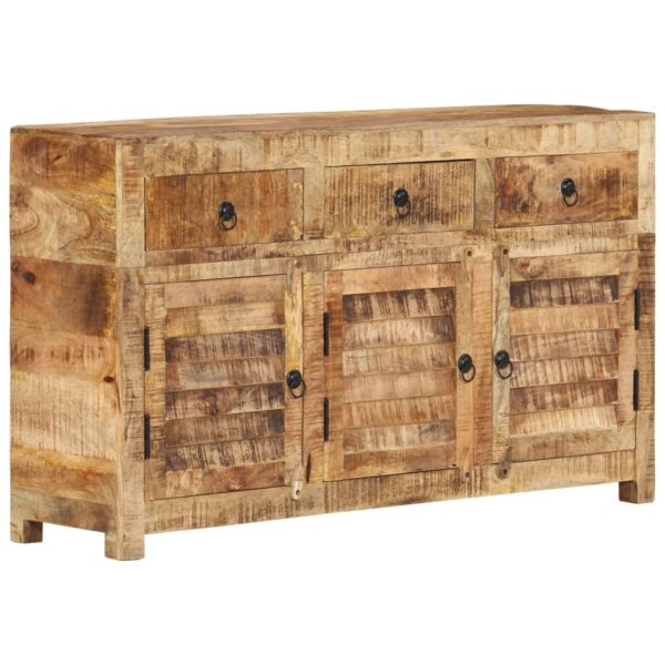 vidaXL Sideboard 43.3"x11.8"x25.6" Solid Wood Mango - Image 10