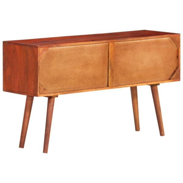 vidaXL Sideboard 43.3"x11.8"x23.2" Solid Wood Mango - Image 3