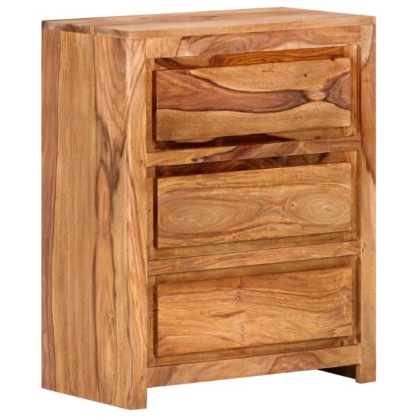 vidaXL Drawer Cabinet 23.6"x13"x29.5" Solid Wood Acacia - Image 10