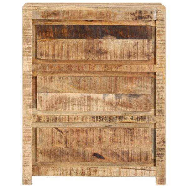 vidaXL Drawer Cabinet 23.6"x13"x29.5" Solid Wood Mango - Image 2