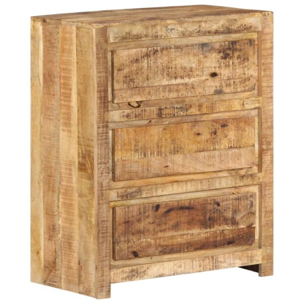 vidaXL Drawer Cabinet 23.6"x13"x29.5" Solid Wood Mango - Image 8