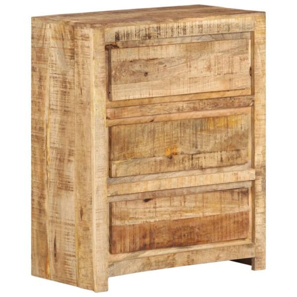 vidaXL Drawer Cabinet 23.6"x13"x29.5" Solid Wood Mango - Image 9