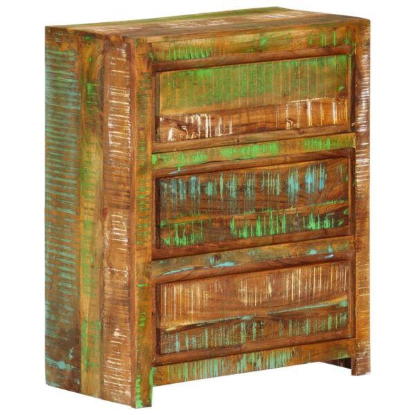 vidaXL Drawer Cabinet Multicolor 23.6"x13"x29.5" Solid Wood Reclaimed - Image 10