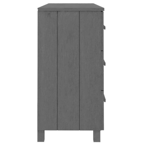 vidaXL Sideboard HAMAR Dark Gray 44.5"x15.7"x31.5" Solid Wood Pine - Image 6