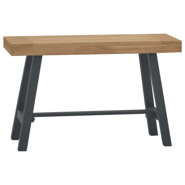 vidaXL Bench 31.5" Solid Wood Teak