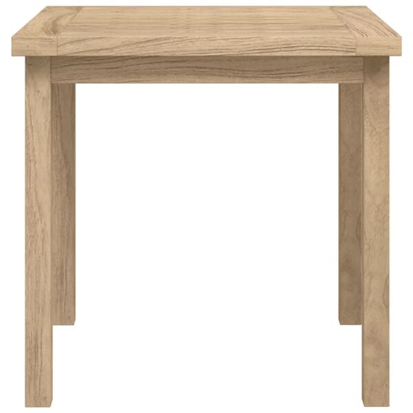 vidaXL Side Table 17.7"x17.7"x17.7" Solid Wood Teak - Image 3