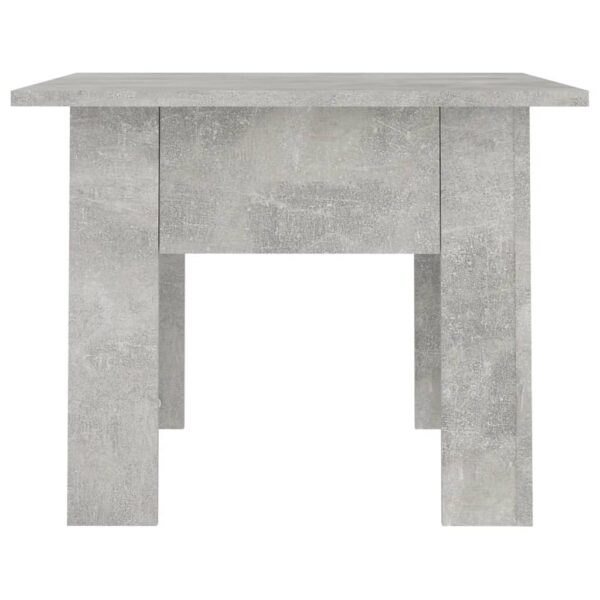 vidaXL Coffee Table Concrete Gray 21.7"x21.7"x16.5" Engineered Wood - Image 5