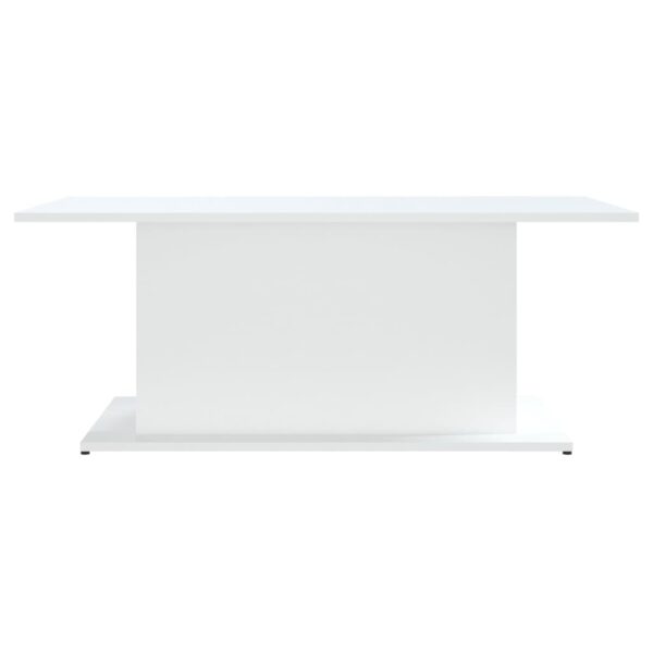 vidaXL Coffee Table White 40.2"x21.9"x15.7" Engineered Wood - Image 5