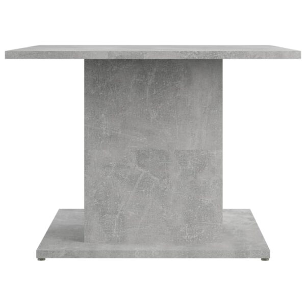 vidaXL Coffee Table Concrete Gray 21.9"x21.9"x15.7" Engineered Wood - Image 5