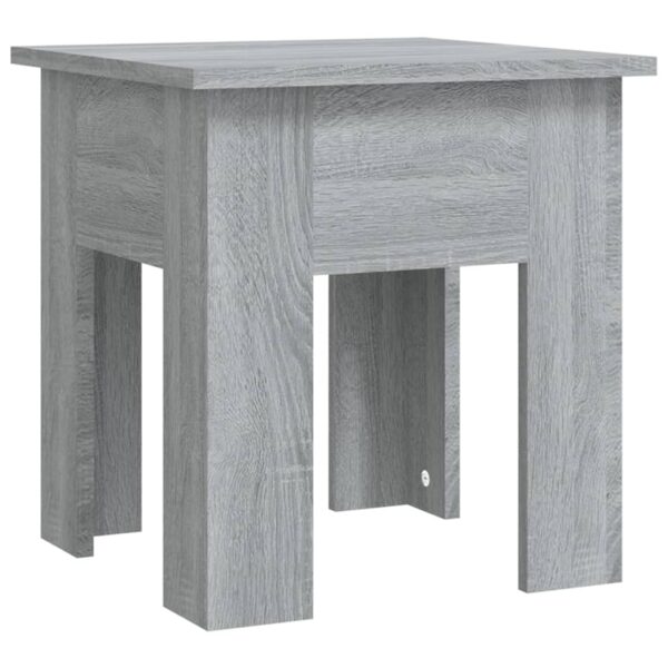 vidaXL Coffee Table Gray Sonoma 15.7"x15.7"x16.5" Engineered Wood - Image 2