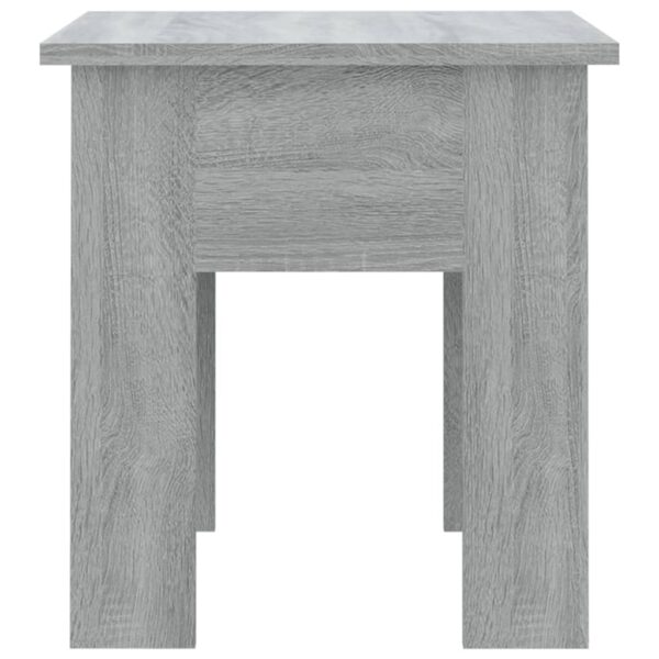 vidaXL Coffee Table Gray Sonoma 15.7"x15.7"x16.5" Engineered Wood - Image 5