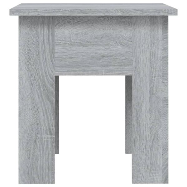 vidaXL Coffee Table Gray Sonoma 15.7"x15.7"x16.5" Engineered Wood - Image 6