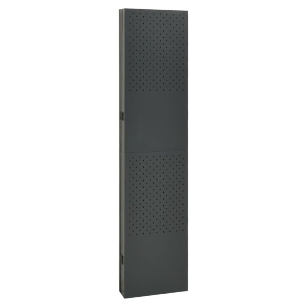 vidaXL 6-Panel Room Dividers 2 pcs Anthracite 94.5"x70.9" Steel - Image 6