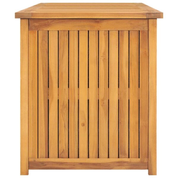 vidaXL Patio Box 68.9"x19.7"x21.7" Solid Wood Teak - Image 6