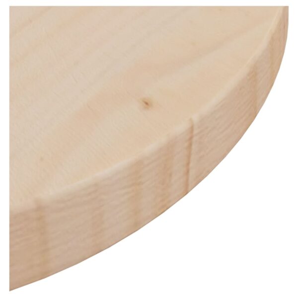 vidaXL Table Top Ã˜11.8"x1" Solid Wood Pine - Image 4