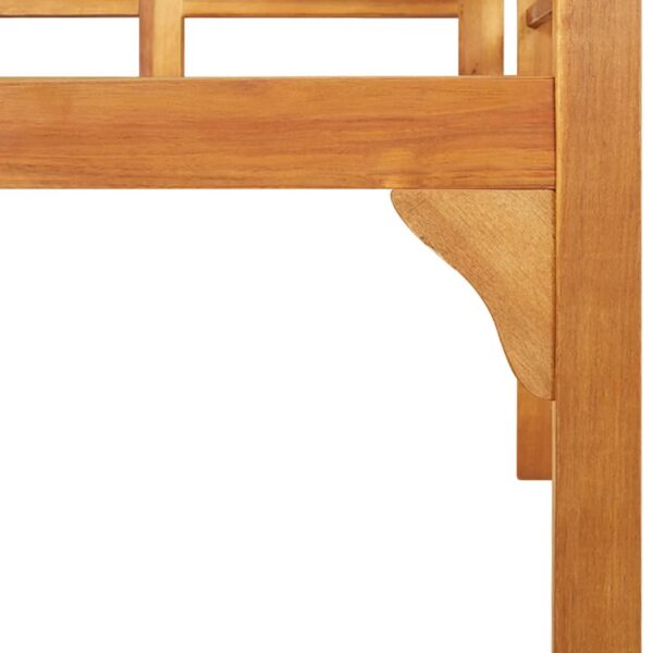 vidaXL Patio Bench 49.2" Solid Wood Acacia - Image 5