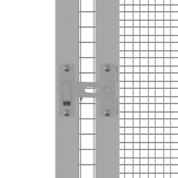 vidaXL Bird Cage Anthracite 84.1"x85.6"x83.3" Galvanized Steel - Image 5