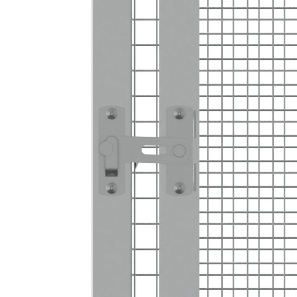 vidaXL Bird Cage Anthracite 119.1"x127.8"x83.3" Galvanized Steel - Image 5