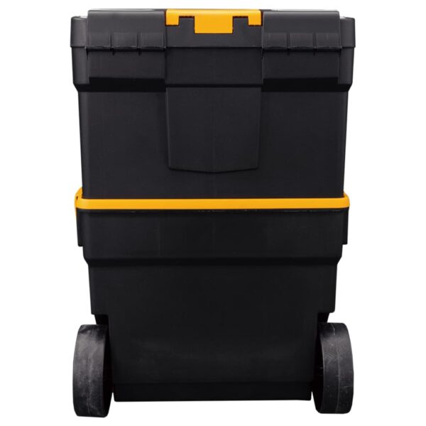 vidaXL Rolling Tool Box 18.1"x11"x26.7" PP - Image 6