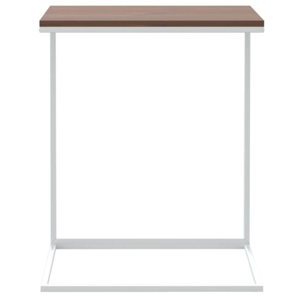 vidaXL Side Table White 21.7"x13.8"x26" Engineered Wood - Image 3