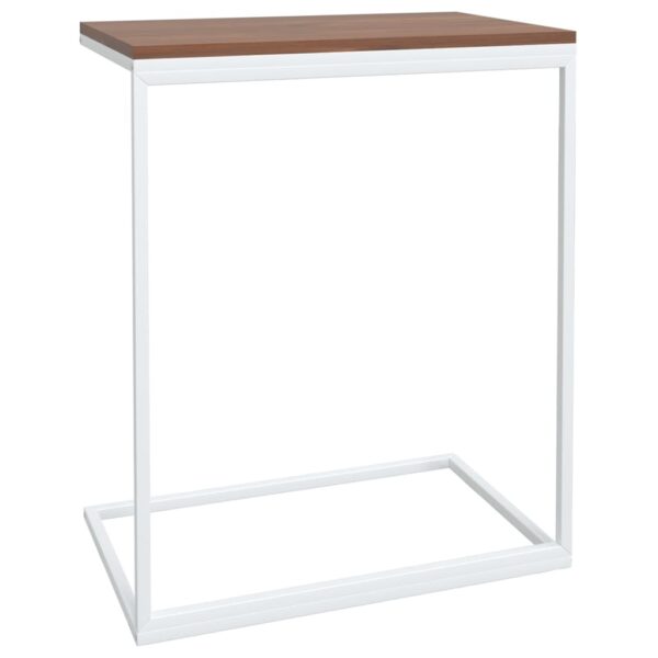 vidaXL Side Table White 21.7"x13.8"x26" Engineered Wood - Image 5