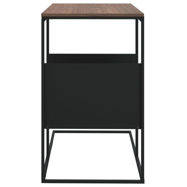 vidaXL Side Table Black 21.7"x14.2"x23.4" Engineered Wood - Image 4