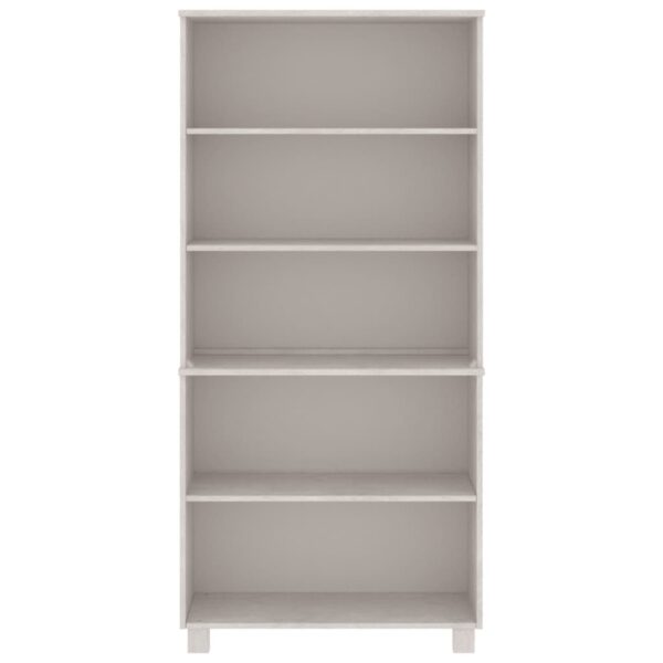 vidaXL Highboard HAMAR Solid Wood Pine White - Image 3