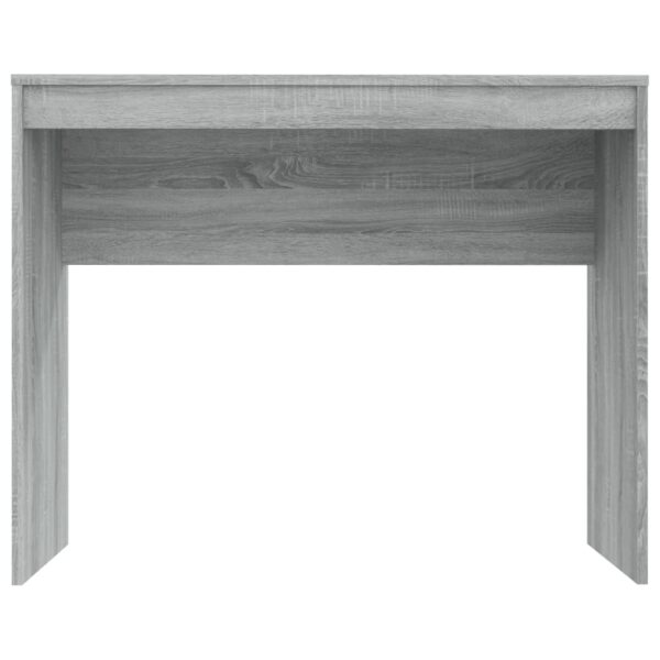 vidaXL Desk Gray Sonoma 35.4"x15.7"x28.3" Engineered Wood - Image 5