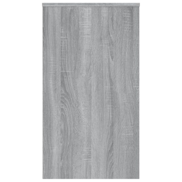 vidaXL Desk Gray Sonoma 35.4"x15.7"x28.3" Engineered Wood - Image 6