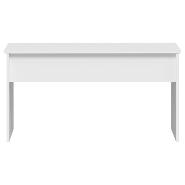 vidaXL Coffee Table White 40.2"x19.9"x20.7" Engineered Wood - Image 4