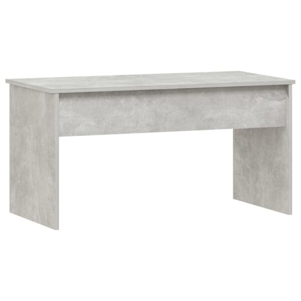 vidaXL Coffee Table Concrete Gray 40.2"x19.9"x20.7" Engineered Wood - Image 3