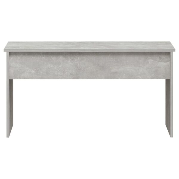 vidaXL Coffee Table Concrete Gray 40.2"x19.9"x20.7" Engineered Wood - Image 4