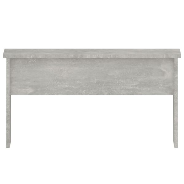 vidaXL Coffee Table Concrete Gray 31.5"x19.9"x16.3" Engineered Wood - Image 4