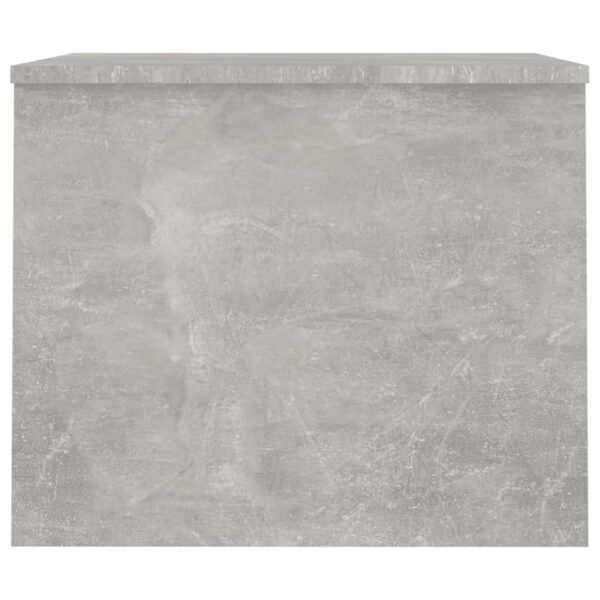 vidaXL Coffee Table Concrete Gray 31.5"x19.9"x16.3" Engineered Wood - Image 5