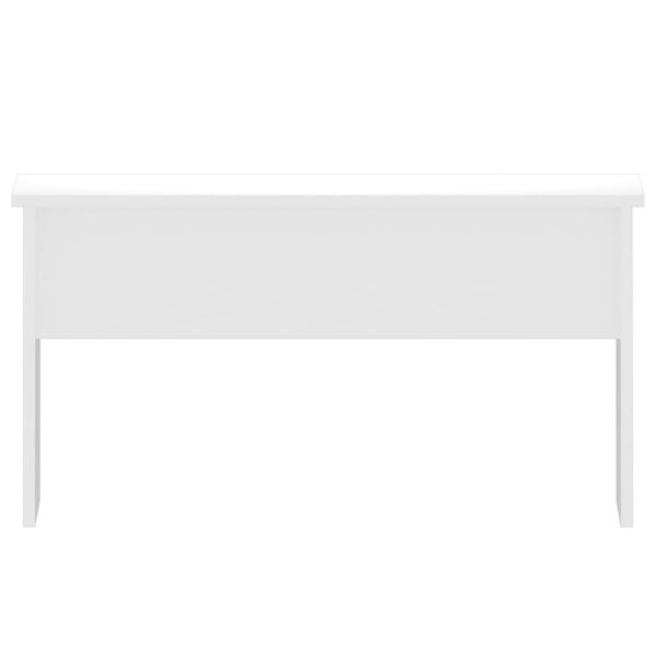 vidaXL Coffee Table High Gloss White 31.5"x19.9"x16.3" Engineered Wood - Image 4