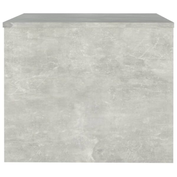 vidaXL Coffee Table Concrete Gray 31.5"x19.7"x15.7" Engineered Wood - Image 7