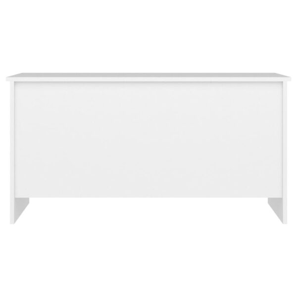 vidaXL Coffee Table White 40.2"x21.9"x20.7" Engineered Wood - Image 4