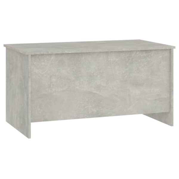 vidaXL Coffee Table Concrete Gray 40.2"x21.9"x20.7" Engineered Wood - Image 3